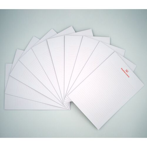 A5 writing pad with 25 sheets with Danish Crown logo 10 pieces per pack