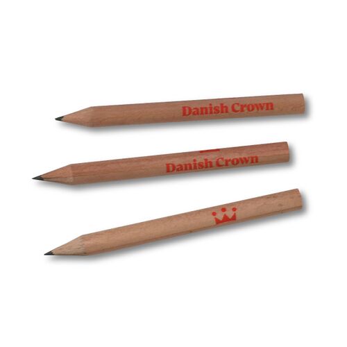 Small Pencil with Danish Crown logo 25 Pieces per pack