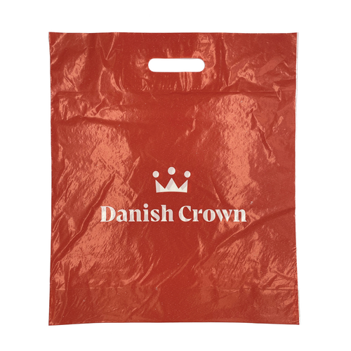 Carrier Bag with Danish Crown logo, 100 pieces per pack