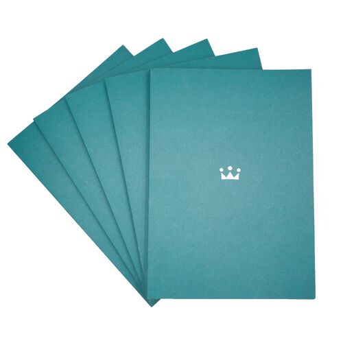 Green sales folder A4 with Danish Crown logo front and back 40 pieces per pack