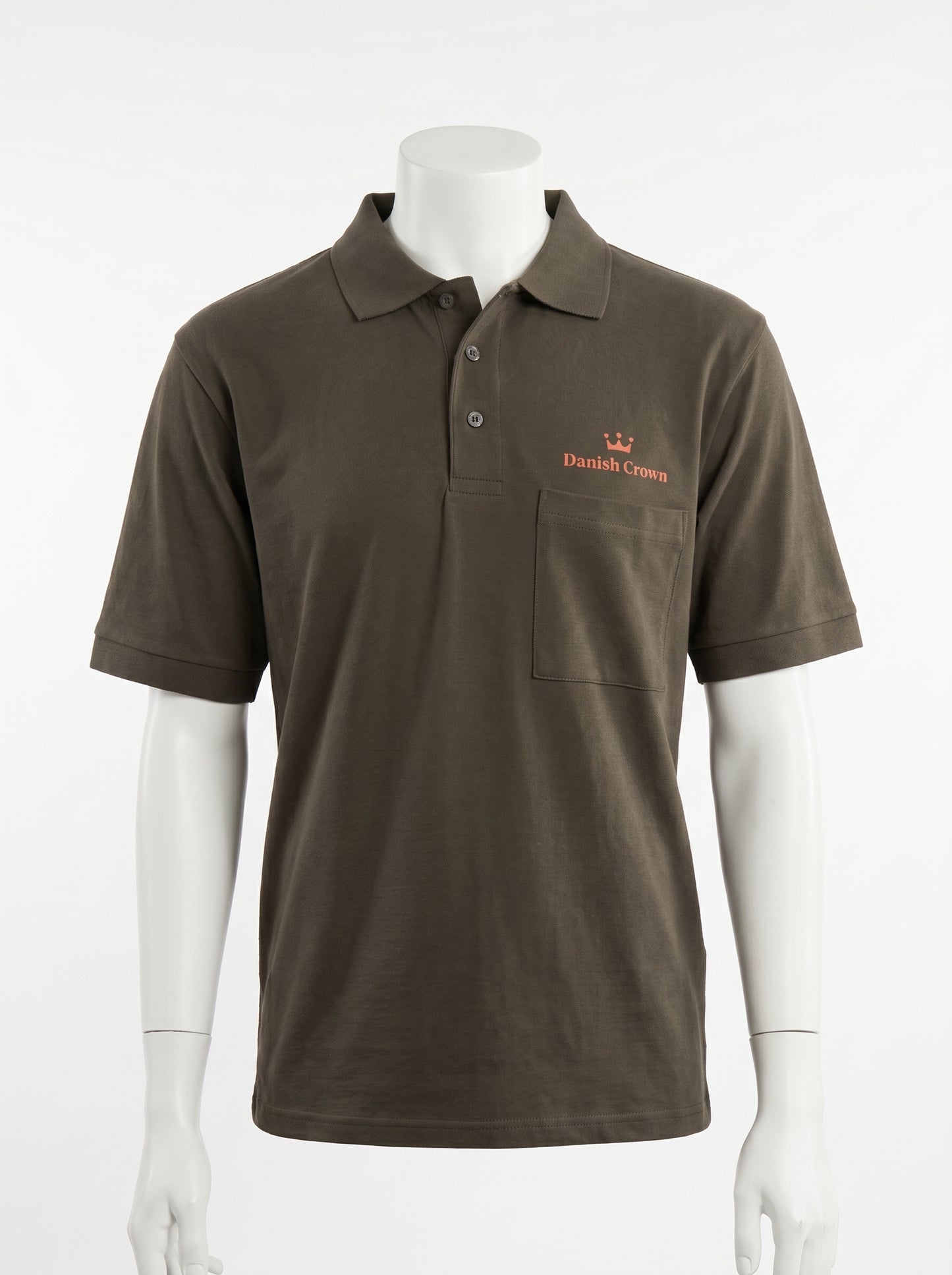 Custom Made Men's Luxury Stretch Polo with chest pocket
