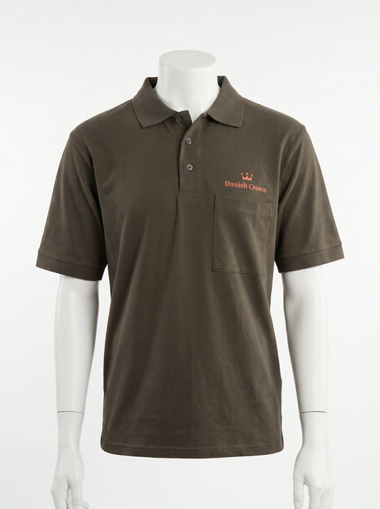 Custom Made Men's Luxury Stretch Polo with chest pocket